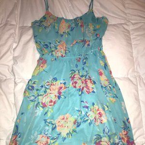 Blue floral JUNIORS dress